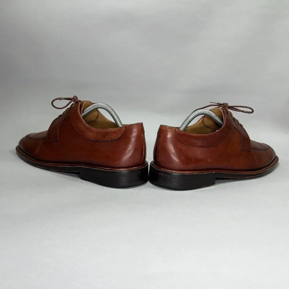 Mezlan Derby Men's Fiore Brown Leather Oxford Lace Up Split Toe Dress‎ Shoes